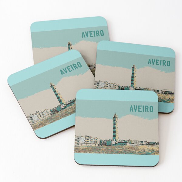 Item preview, Aveiro Lighthouse Vista: Laguna Illustration designed and sold by Lemomo-artworks.