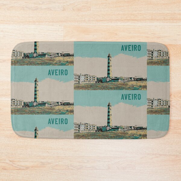 Item preview, Aveiro Lighthouse Vista: Laguna Illustration designed and sold by Lemomo-artworks.
