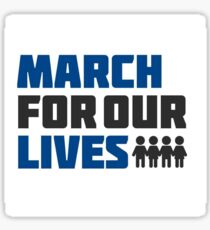 march for our lives logo Sticker