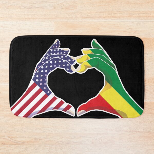 Item preview, Africa Pan-African USA United States American America Love Heart Peace designed and sold by FlagX.