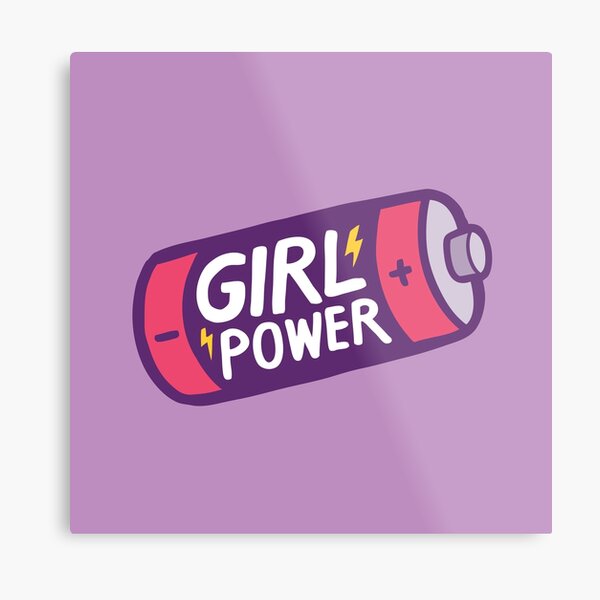 Girl Power Metal Print