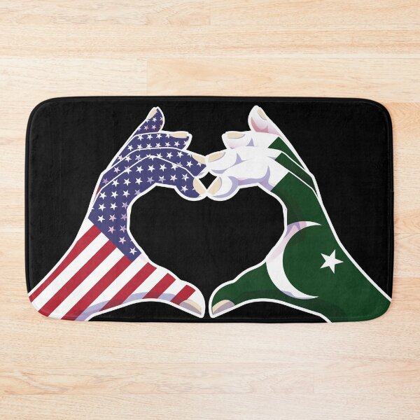 Item preview, Pakistan Pakistani USA United States American America Love Heart Peace designed and sold by FlagX.
