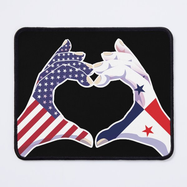 Item preview, Panamanian Panama USA United States American America Love Heart Peace designed and sold by FlagX.