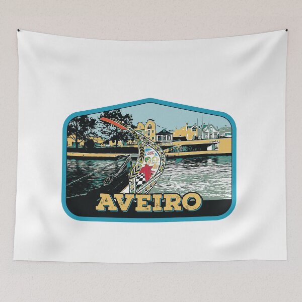 Item preview, Aveiro Laguna Moliceiro boat Illustration designed and sold by Lemomo-artworks.
