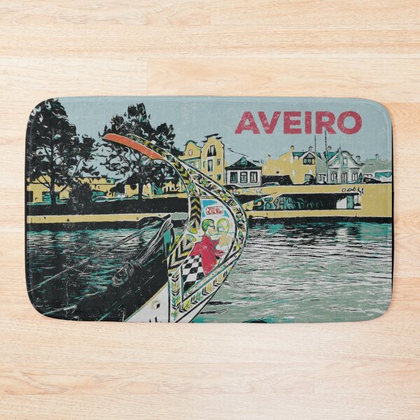 Item preview, Aveiro Laguna Moliceiro boat Illustration designed and sold by Lemomo-artworks.