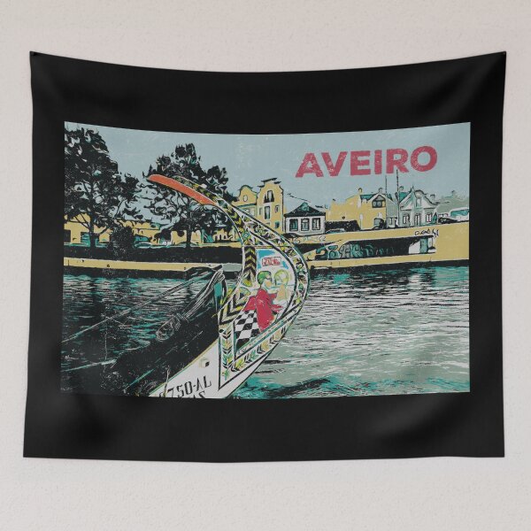 Item preview, Aveiro Laguna Moliceiro boat Illustration designed and sold by Lemomo-artworks.