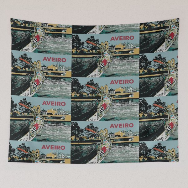 Item preview, Aveiro Laguna Moliceiro boat Illustration designed and sold by Lemomo-artworks.