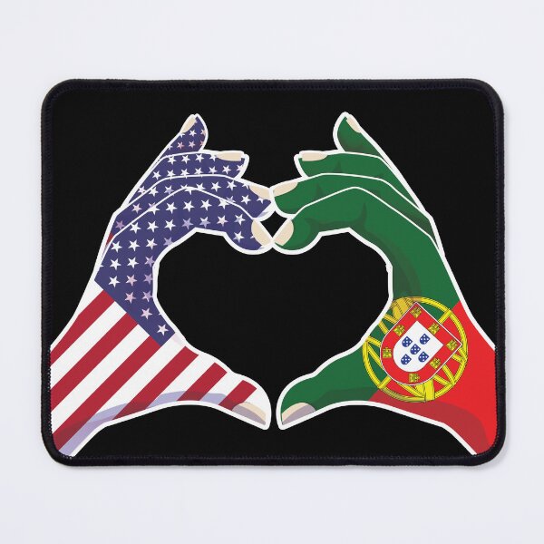 Item preview, Portuguese Portugal USA United States American America Love Heart Peace designed and sold by FlagX.