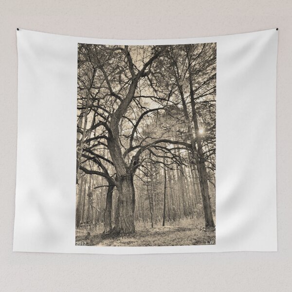 Item preview, A Tree In The Forest Vertical Black And White designed and sold by LisaWootenPhoto.