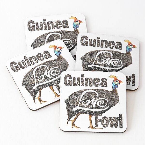 Item preview, Guinea Fowl Love; Kanga;   designed and sold by StickerApe.