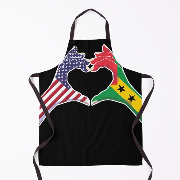 Item preview, Sao Tome and Principe Sao Tomean USA United States American America Love Heart Peace designed and sold by FlagX.
