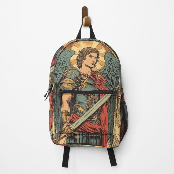 Item preview, Saint Michael the Archangel - Protector in Battle Art Print designed and sold by Nicholas Panek.