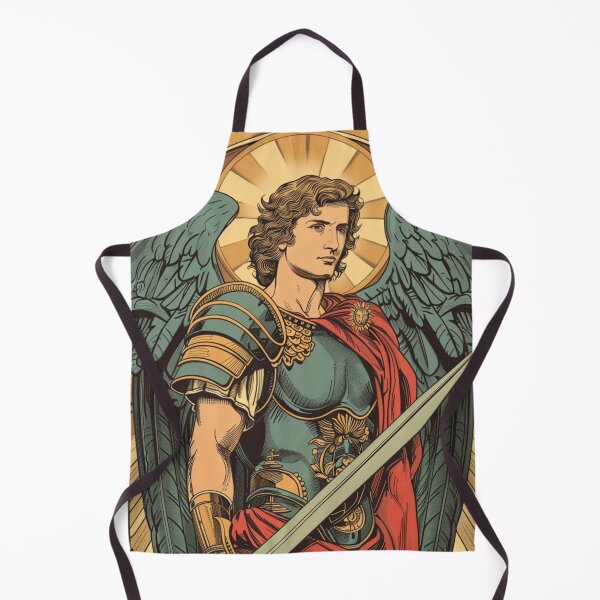 Item preview, Saint Michael the Archangel - Protector in Battle Art Print designed and sold by Nicholas Panek.