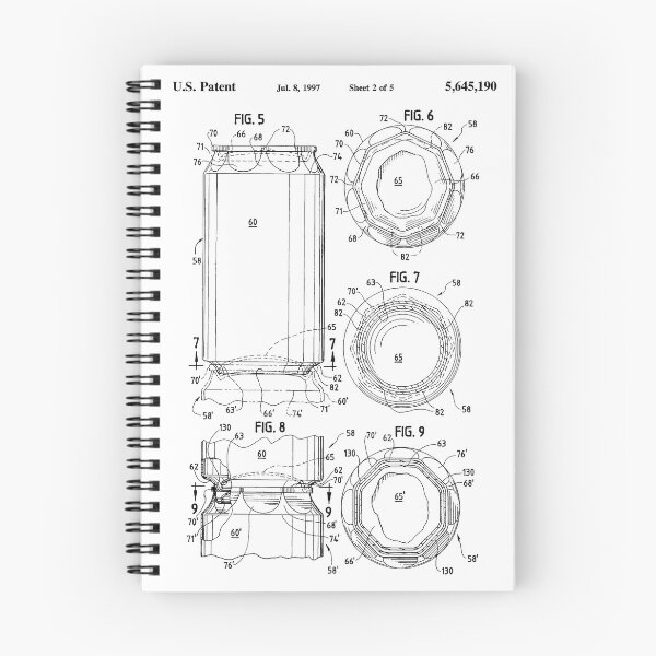 Item preview, Beer Can 1997 Patent Poster White Background designed and sold by Peek-Designs.