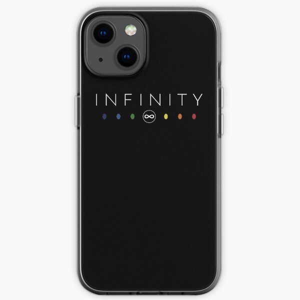 Unendlichkeit - Weiß sauber iPhone Flexible Hülle