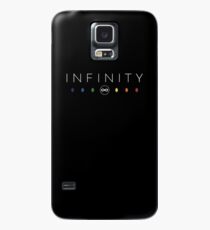 Unendlichkeit - Weiß Sauber Hülle & Klebefolie für Samsung Galaxy