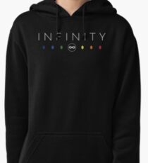 Infinity - White Clean Pullover Hoodie