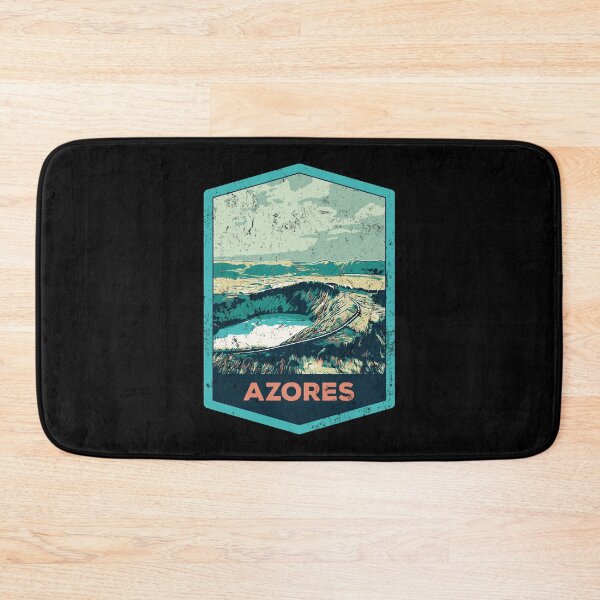 Item preview, Azores Volcanic Landscape Illustration designed and sold by Lemomo-artworks.