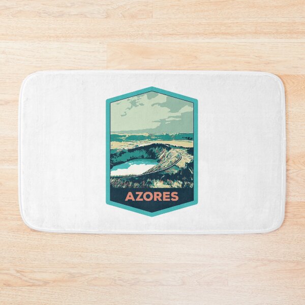 Item preview, Azores Volcanic Landscape Illustration designed and sold by Lemomo-artworks.