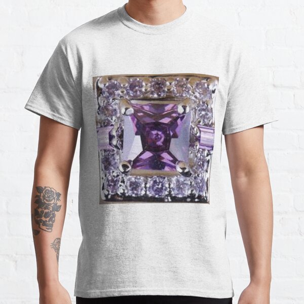Amethyst, Gemstone, Pattern, tracery, weave, template, routine, stereotype, gauge, mold Classic T-Shirt