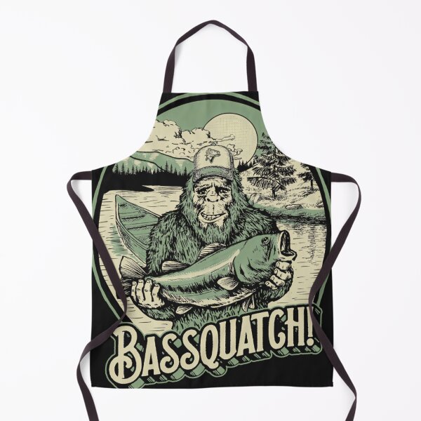 Item preview,  Bassquatch Funny Bigfoot Sasquatch  Bass Fishing Illustration designed and sold by Jasonitzhugh.