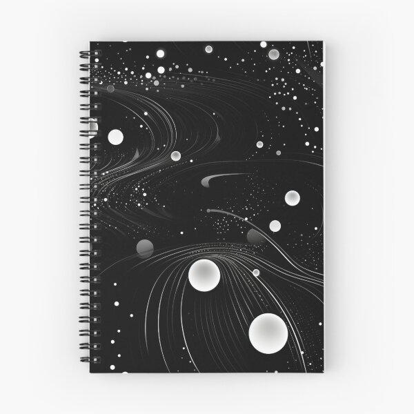 Item preview, Monochrome Cosmic Currents designed and sold by Digital-Lys.
