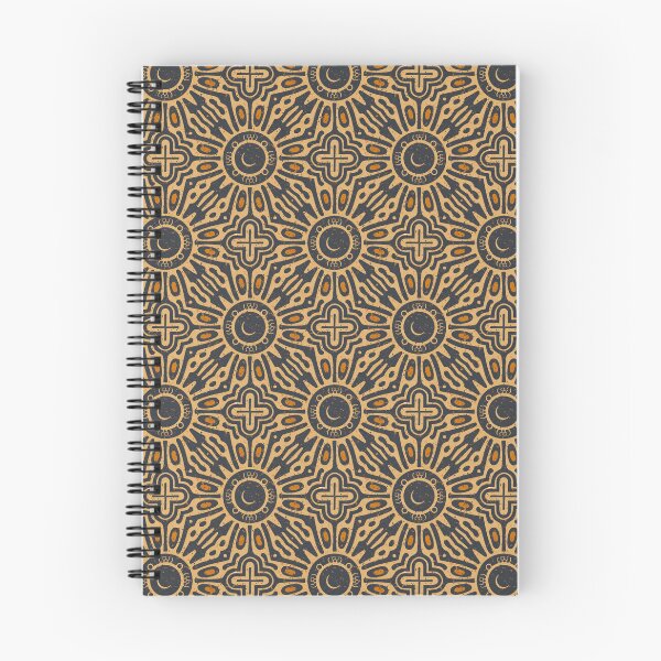 Item preview, Total Solar Eclipse Pattern Sun Moon Beige Grunge Retro designed and sold by Lelijo.