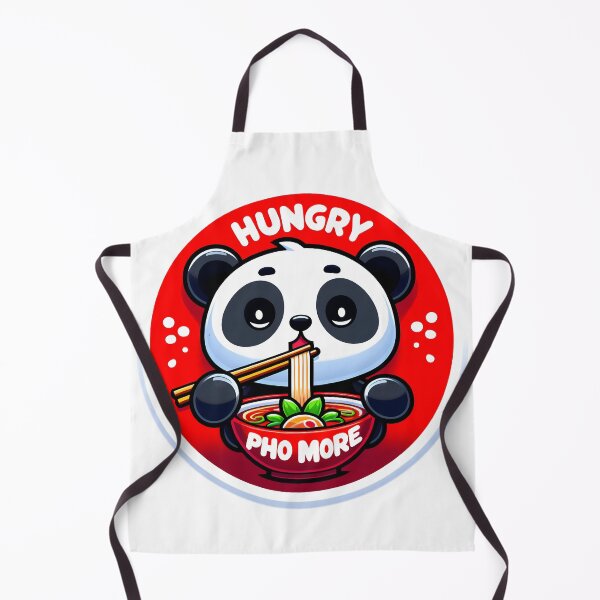 Item preview, Hungry Pho More Cute Kawaii Panda Eating Ramen designed and sold by AlphaTeez.