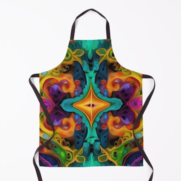 Item preview, Abstract Harmony Lush Symphony of Colourful Whirls designed and sold by ArtComixHaven.