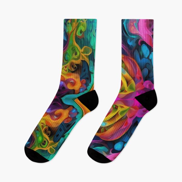 Item preview, Abstract Harmony  Lush Symphony of Colourful Whirls designed and sold by ArtComixHaven.