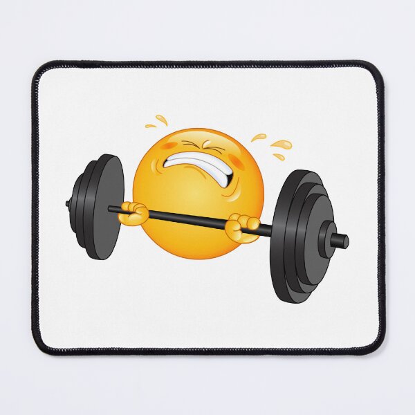 Item preview, Weightlifter Emoticon designed and sold by Yael Weiss.