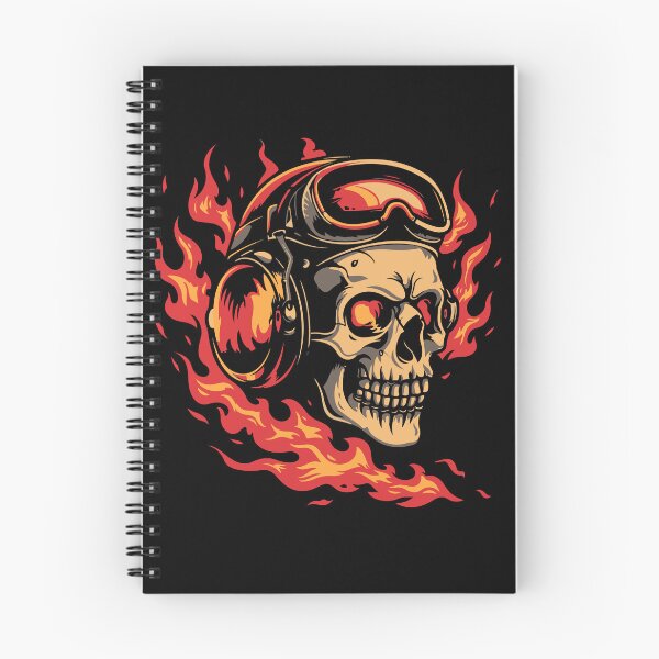 Item preview, Warplane pilot skull designed and sold by RockSteadyReady.