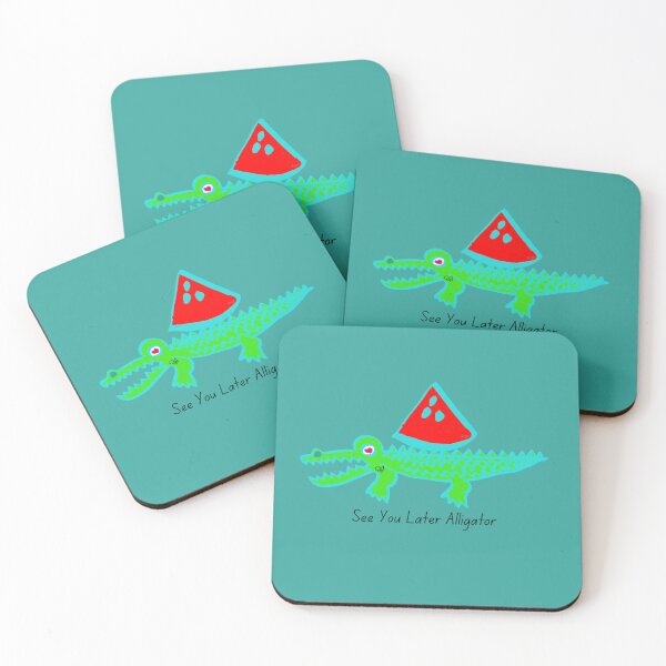 Item preview, LaMaisonOfMY SEE YOU LATER  WATERMELON ALLIGATOR COLLECTION NO.1 designed and sold by LaMaisonOfMY.