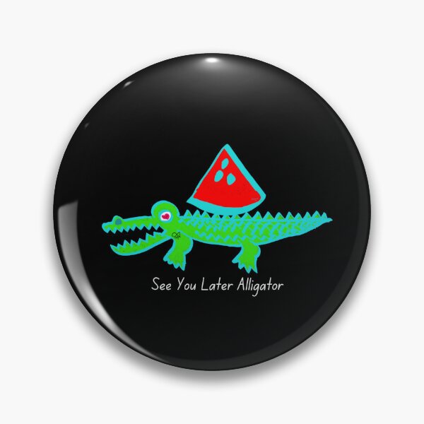 Item preview, LaMaisonOfMY SEE YOU LATER  WATERMELON ALLIGATOR COLLECTION NO.1 Black Series designed and sold by LaMaisonOfMY.