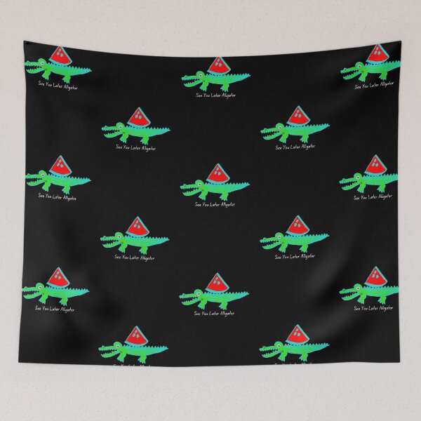 Item preview, LaMaisonOfMY SEE YOU LATER  WATERMELON ALLIGATOR COLLECTION NO.1 Black Series designed and sold by LaMaisonOfMY.