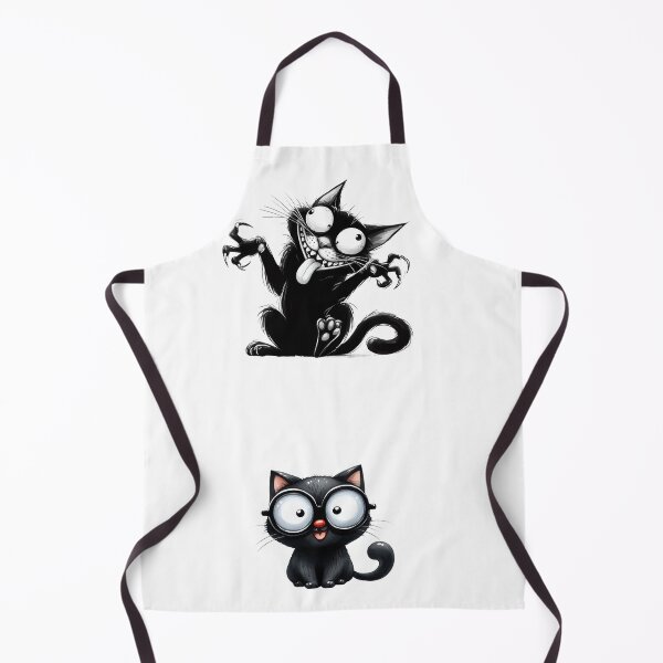 Item preview, Funny Black cat set, 6 pieces bundle designed and sold by EmeraldeaArt.