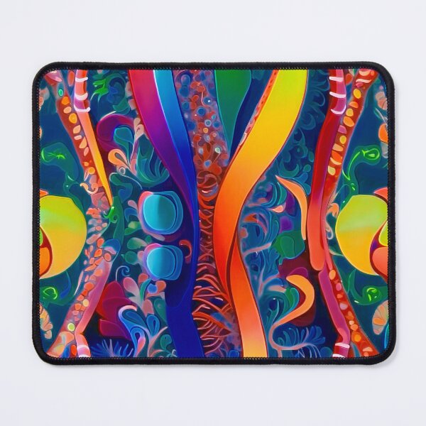 Item preview, Copy of Abstract Harmony Lush Symphony of Colourful Whirls designed and sold by ArtComixHaven.