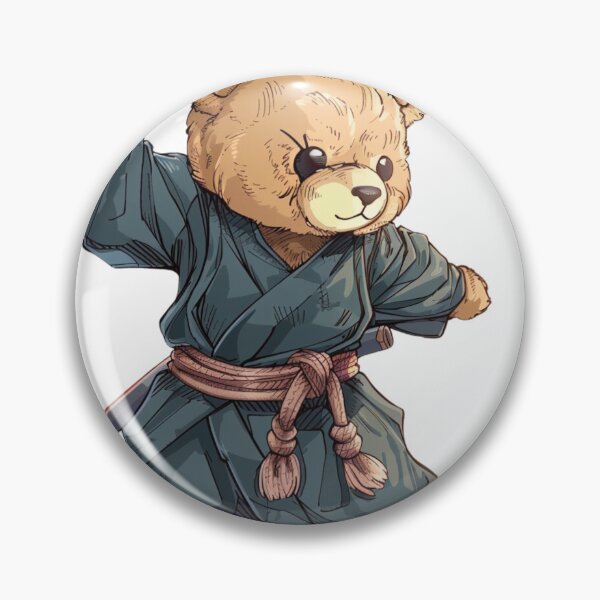 Item preview, Fearsome Furballs: Samurai Teddy designed and sold by Reichcorp.