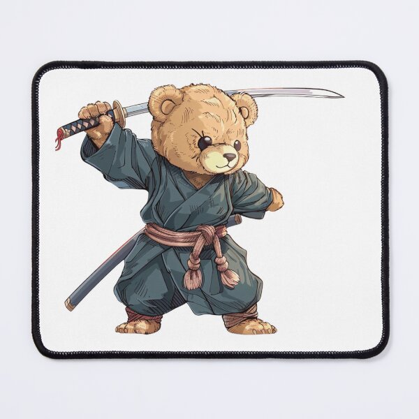 Item preview, Fearsome Furballs: Samurai Teddy designed and sold by Reichcorp.