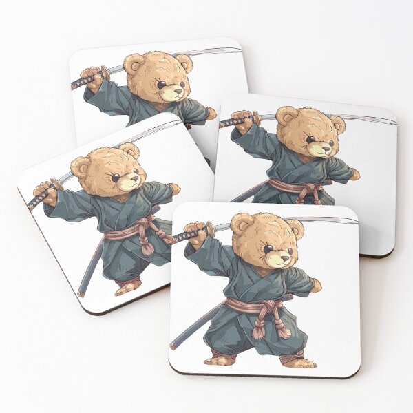 Item preview, Fearsome Furballs: Samurai Teddy designed and sold by Reichcorp.