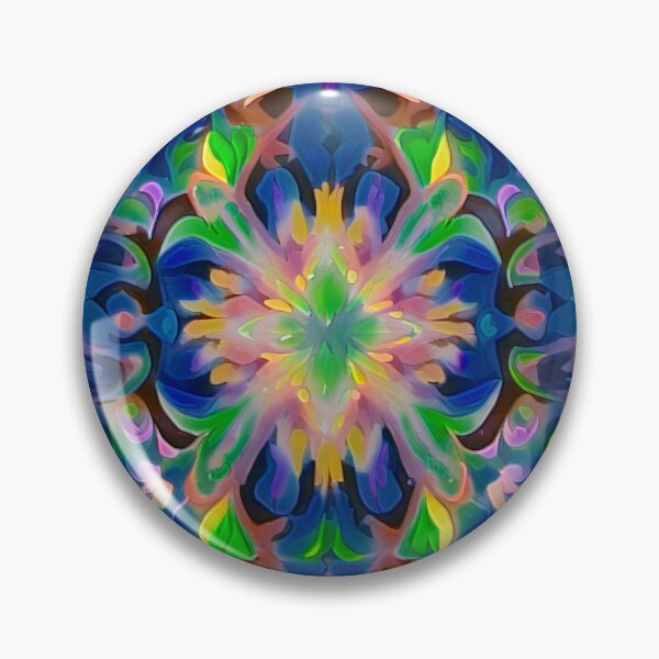 Item preview, Twilight Blossom: A Tapestry of Neon Floral Whorls designed and sold by ArtComixHaven.