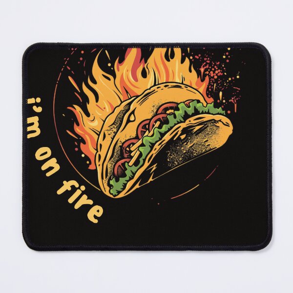 Item preview, Im on Fire taco designed and sold by Shanigi-Designs.