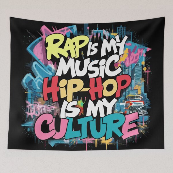 Item preview, Rap Is My Music, Hip-Hop Is My Culture designed and sold by Myra365Art.