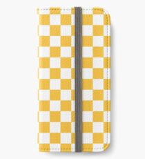 YELLOW CHECK iPhone Wallet/Case/Skin