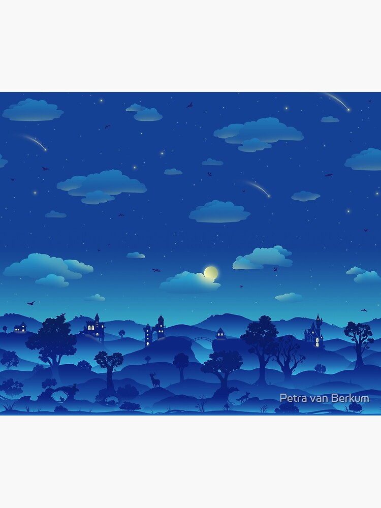 Thumbnail 3 of 3, Tapestry, Fairytale Dreamscape designed and sold by petravb.