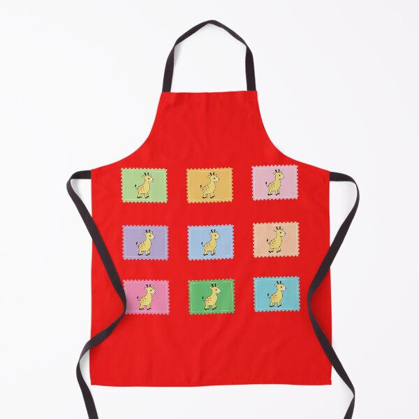 Item preview, cute yellow giraffe Stamp designed and sold by CuteArtPack.