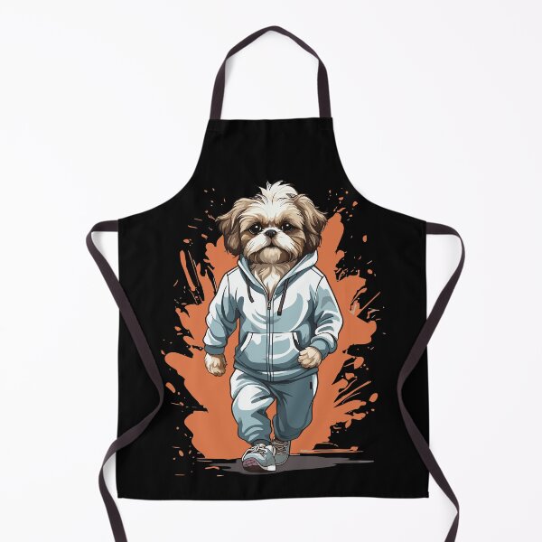 Item preview, Shih Tzu Dog Streetwear Jogging Aesthetic Style designed and sold by LuminOrb.