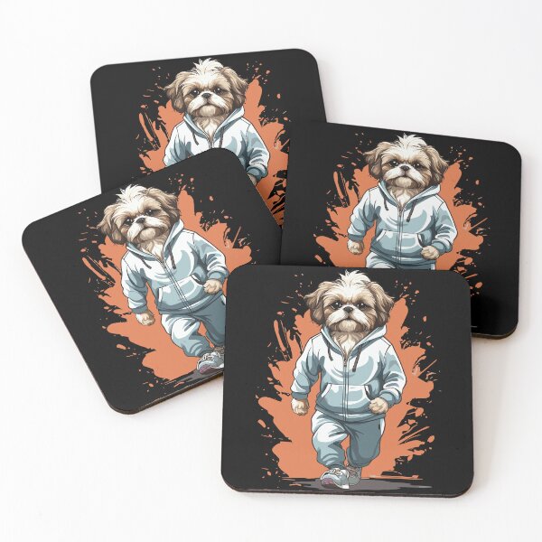 Item preview, Shih Tzu Dog Streetwear Jogging Aesthetic Style designed and sold by LuminOrb.
