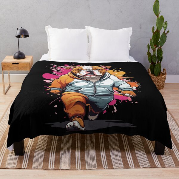 Item preview, Bulldog Aesthetic Fitness Streetwear Look designed and sold by LuminOrb.