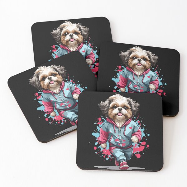 Item preview, Shih Tzu Dog Streetwear Jogging Aesthetic designed and sold by LuminOrb.